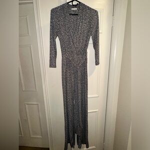 Beautifully Patterned Black & White Jumpsuit